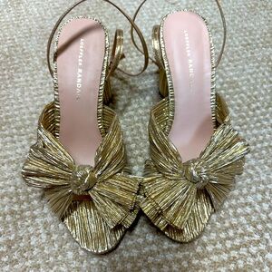 Loeffler Randall Camellia Pleated Bow Heel